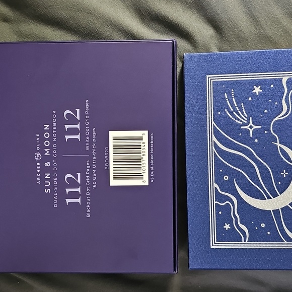 Archer & Olove Sun & Moon Dual Sided Dot Grid Notebook - Picture 5 of 7